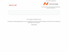 Tablet Screenshot of learnix.net